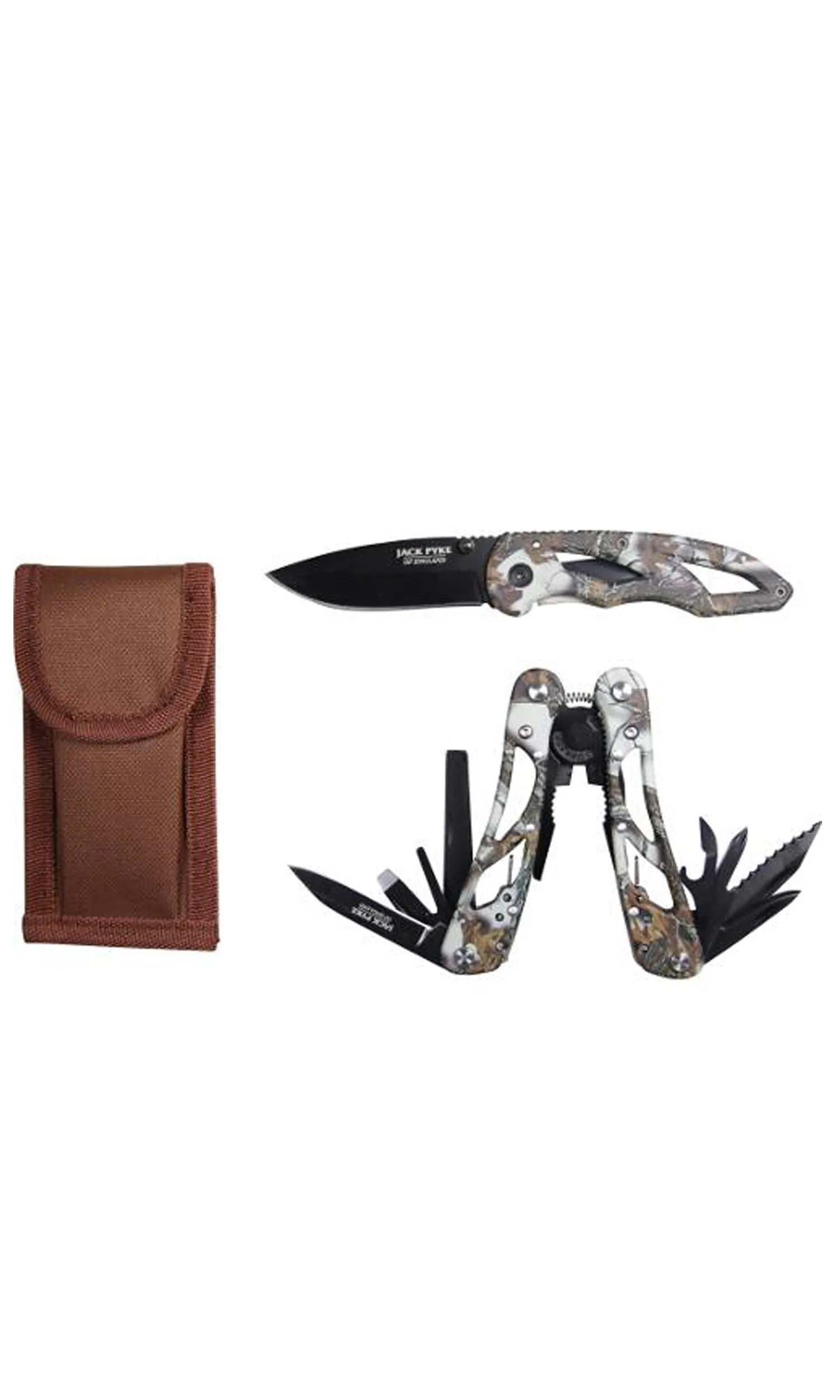 Jack Pyke - Camo Multi Tool & Knife Set