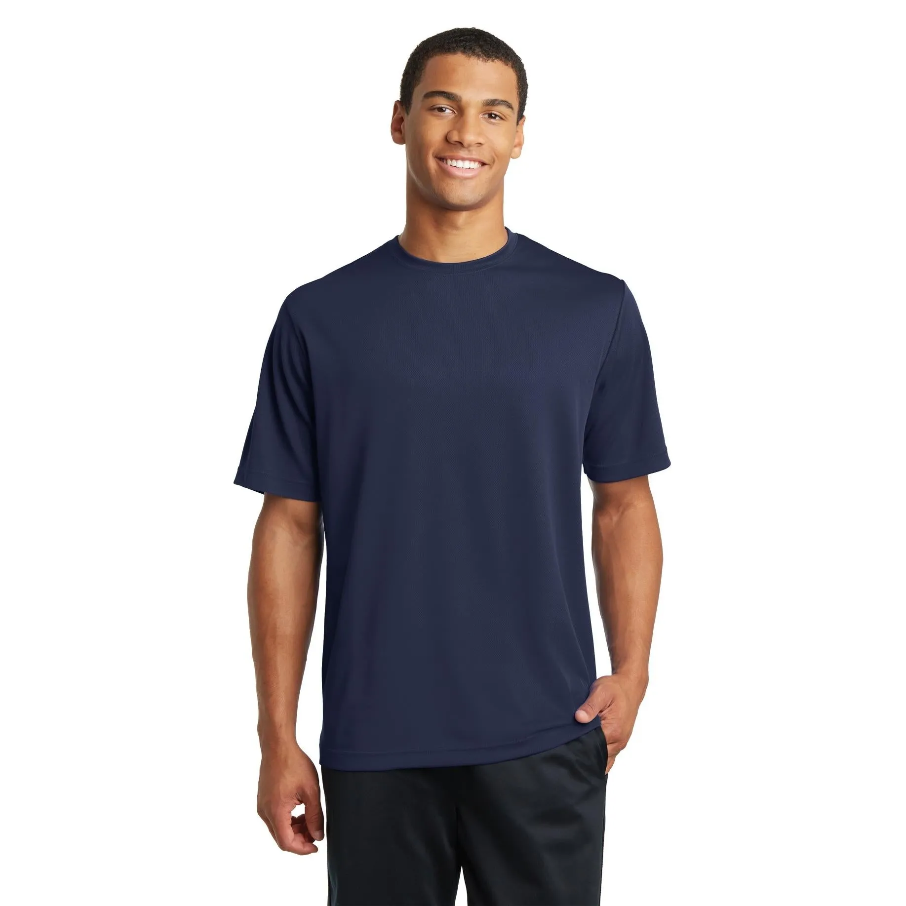 Men's Wicking Racer Mesh Tee #ST40