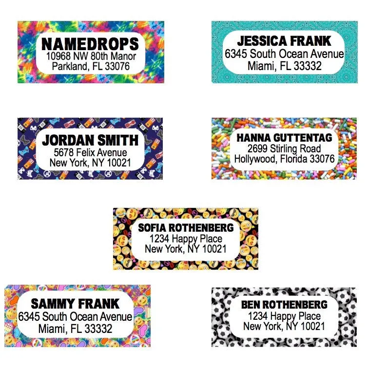 Namedrops Address Labels (27/Set)