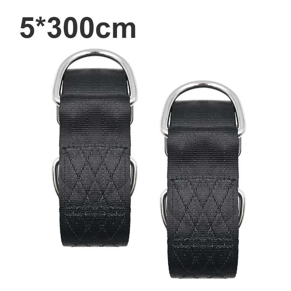 One Pair Tree Swing Hanging Kit Hammock Straps Rope Carabiner 350 KG Load Capacity OutDoor Camping Hiking Hammock Hanging Belt