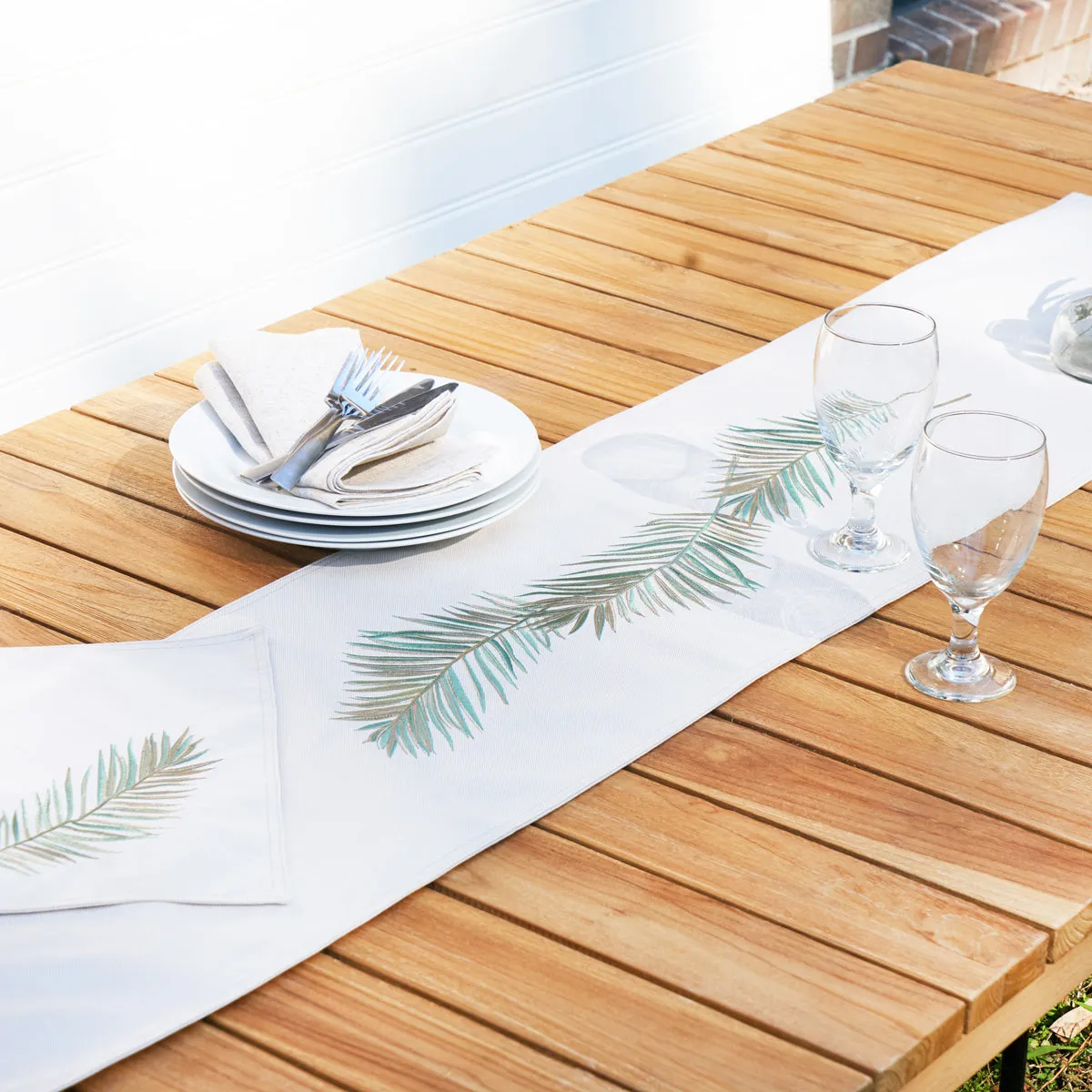 Palm Outdoor Table Linens