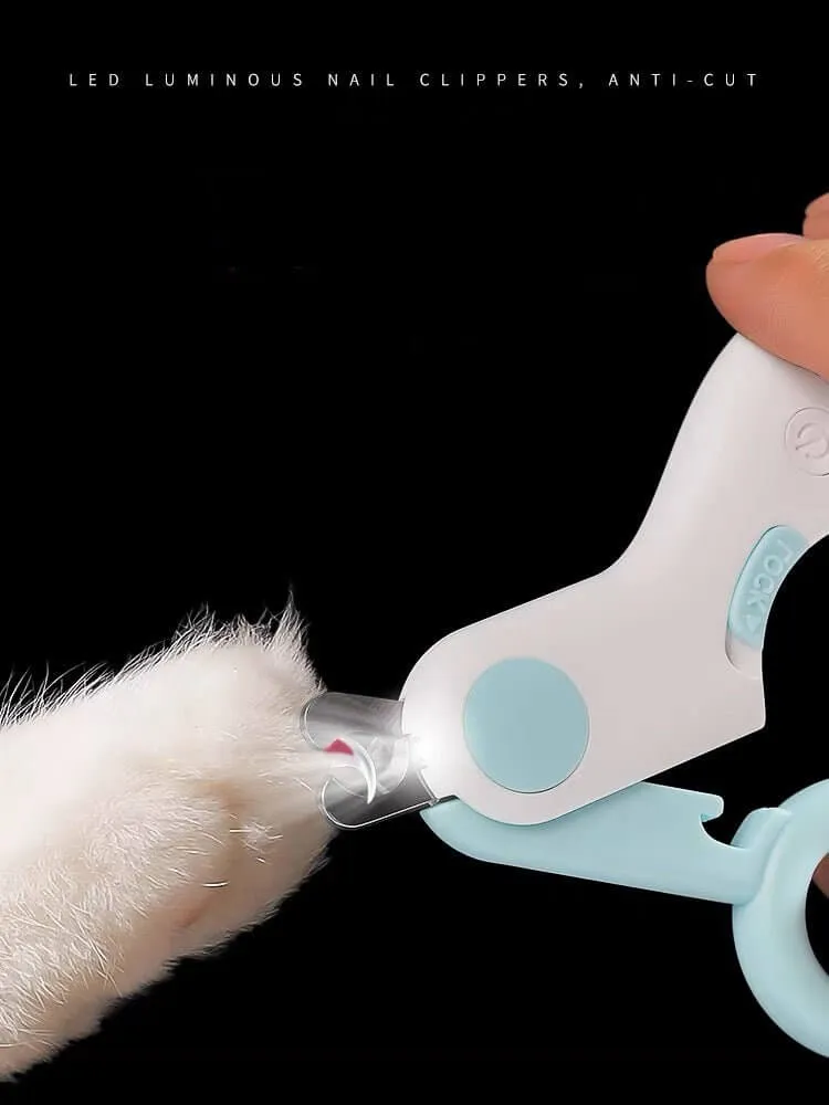 Pet Nail Clippers with LED Lights for Small Dog and Cat