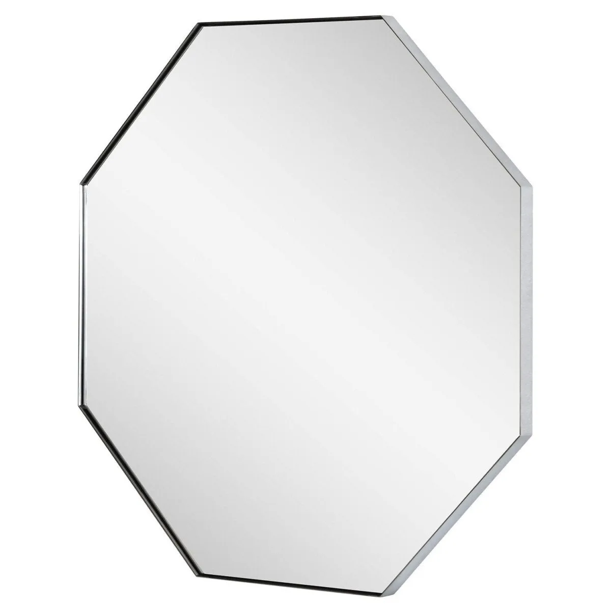 Polished Stainless Steel Octagonal Mirror by Mirror Home