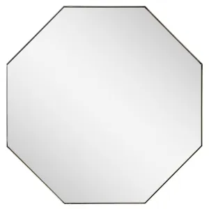 Polished Stainless Steel Octagonal Mirror by Mirror Home