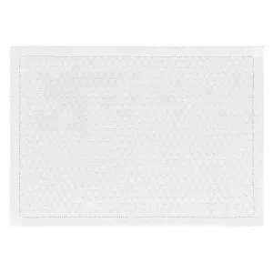 Portofino Geo White Placemats by Le Jacquard Français