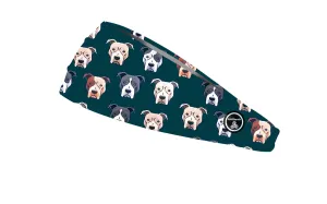 RAVEbandz The Pro - Wide Stretch Headband (Pitbulls)