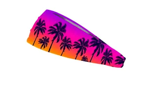 RAVEbandz The Pro - Wide Stretch Headband (Sunset Strip)