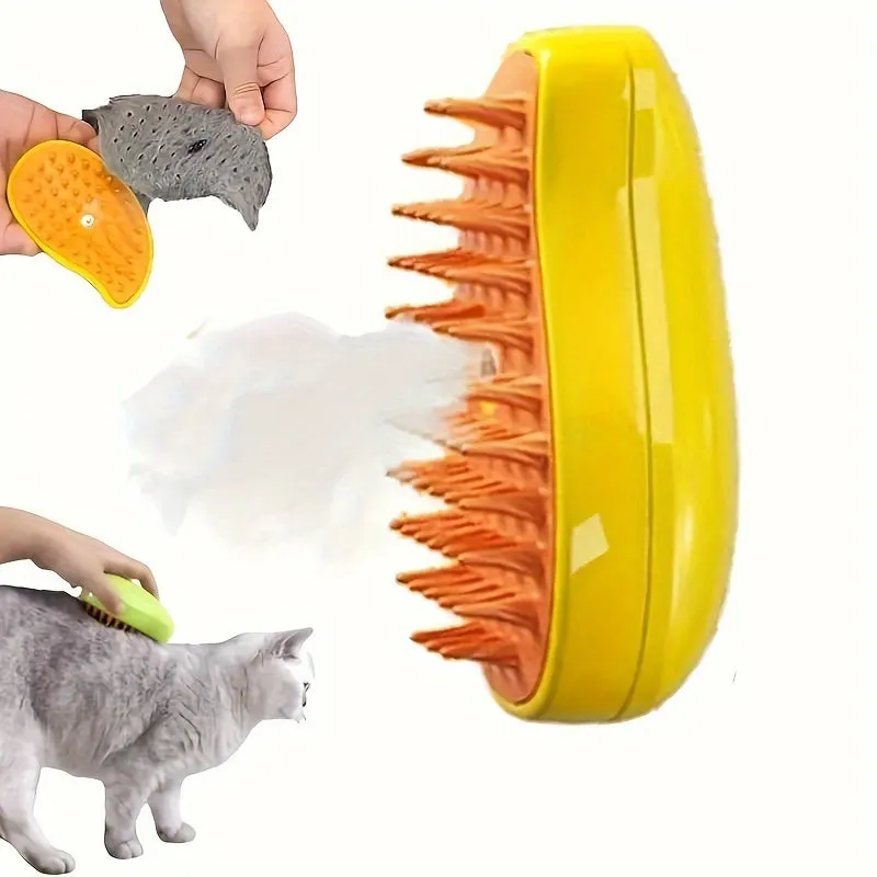 Revolutionary 3in1 Cat Grooming Tool for Gentle Cleaning