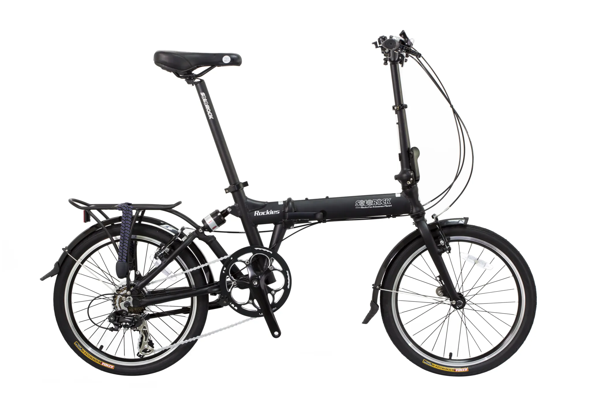 Rockies - SOLOROCK 20" 8 Speed Aluminum Folding Bike - V Brakes