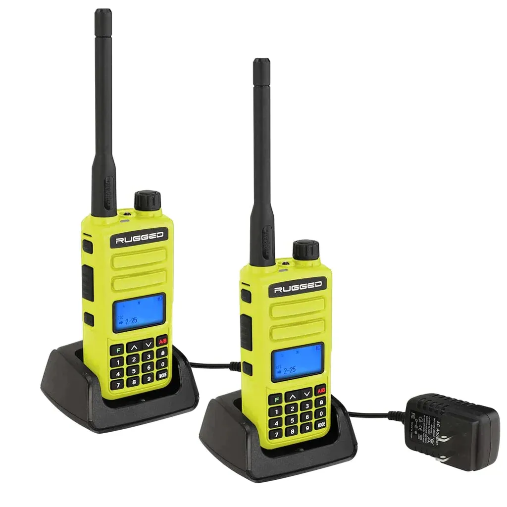 Rugged GMR2 Handheld GMRS/FRS Radios - Pair