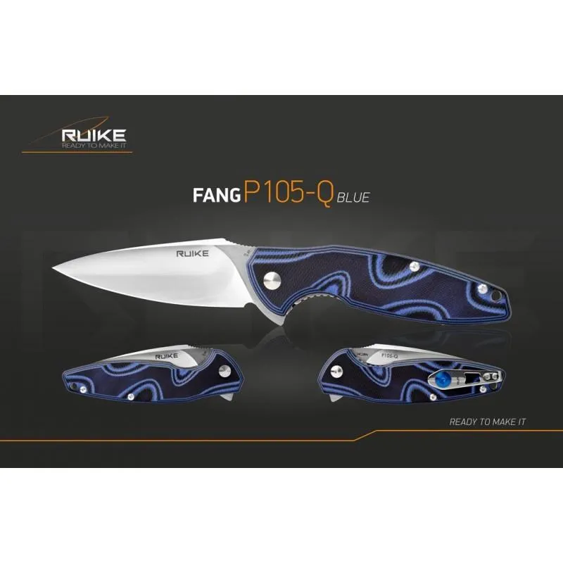 Ruike - P105-Q Folding Knife (Blue)