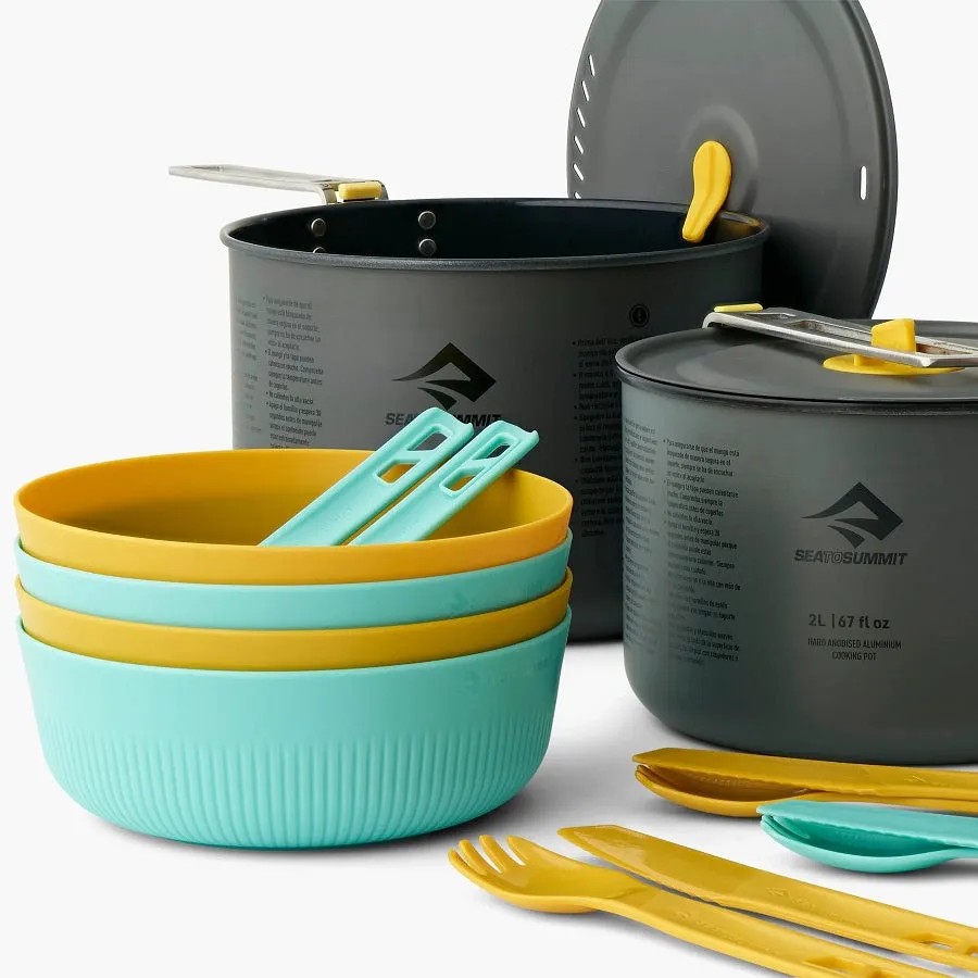 Sea to Summit FRONTIER UL Two Pot Cook Set - [14 PIECE]