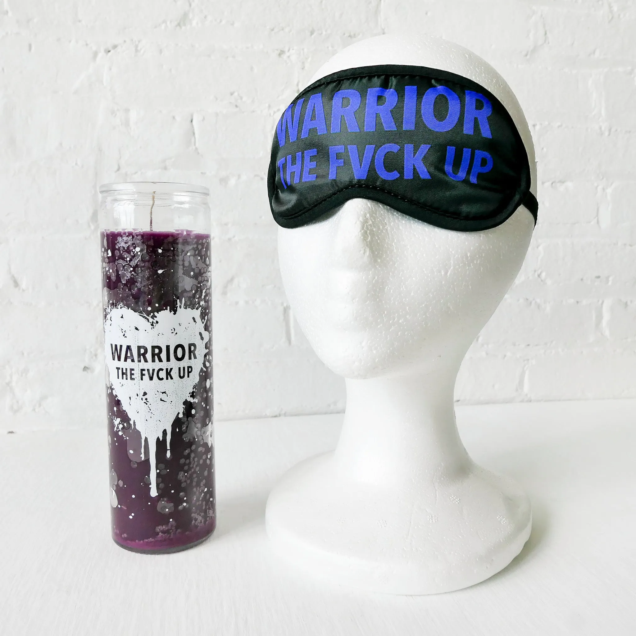 Seance Set - Karma Prayer Candle and Trance Sleep Mask Set