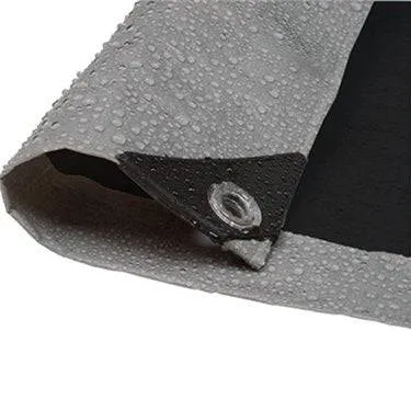 Silver/Black Poly Tarp 30' x 40'