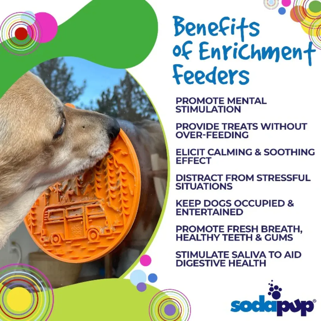 SodaPup Camp Enrichment Lick Mat