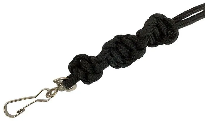 Sporting Saint Twisted Lanyard Black