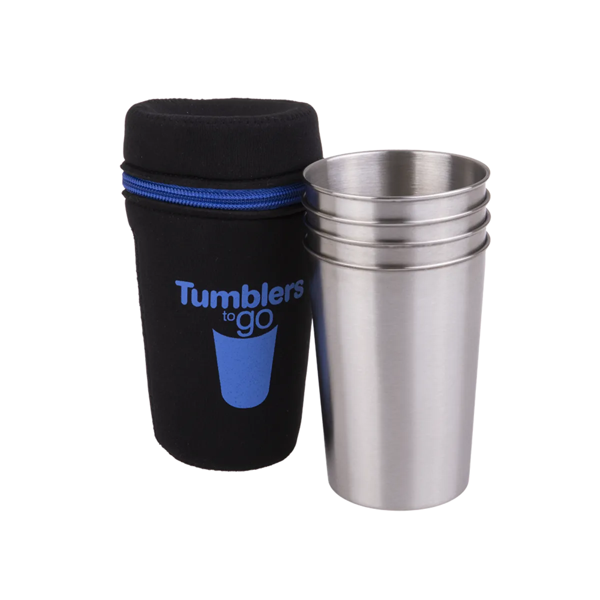 Stainless Steel Tumblers To Go - Set of 4