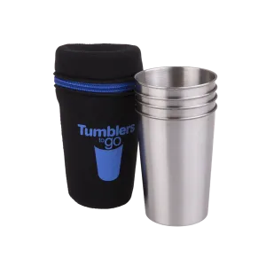 Stainless Steel Tumblers To Go - Set of 4