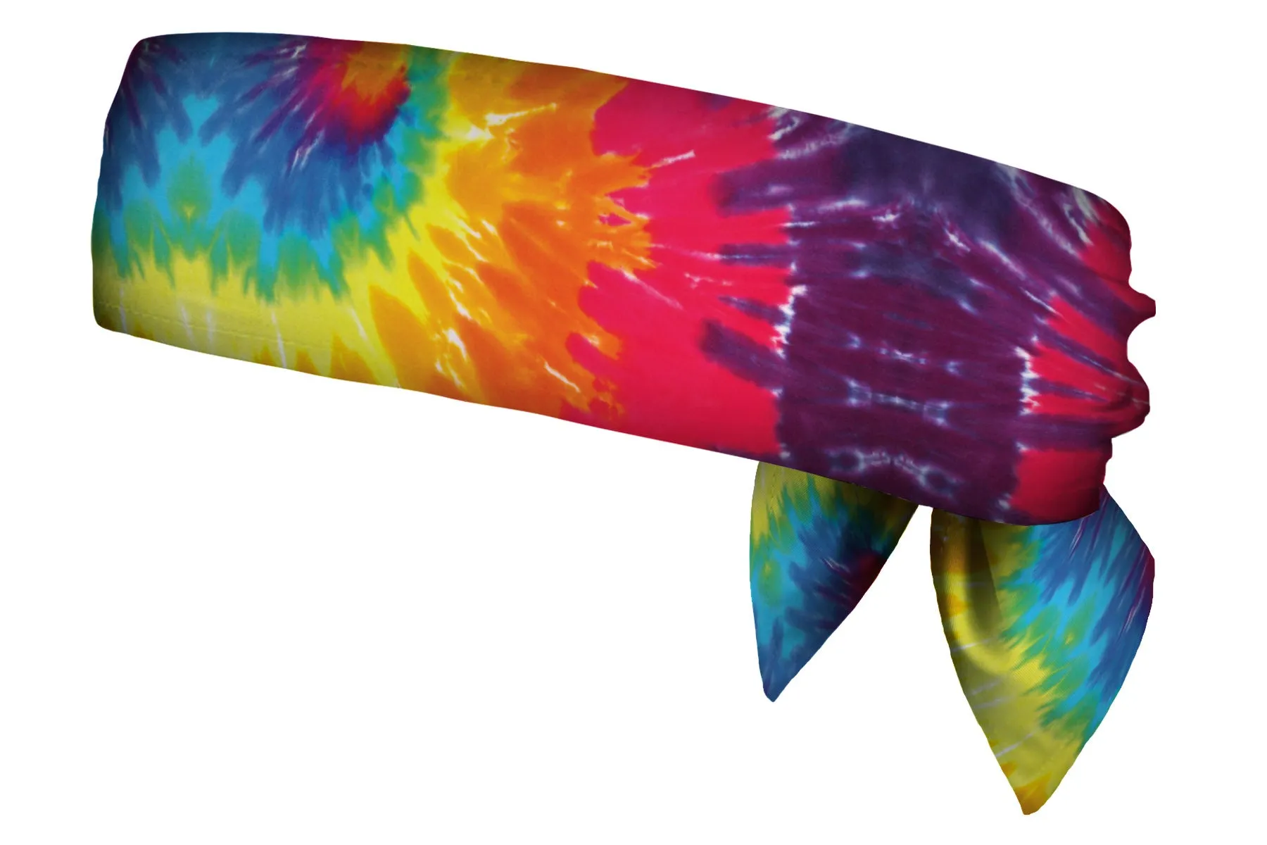 Tie Dye Rainbow Head Tie (SKU 1268 HTB)