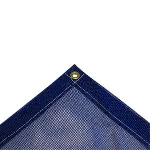 Vinyl Mesh Tarp - Blue - 16' x 20'