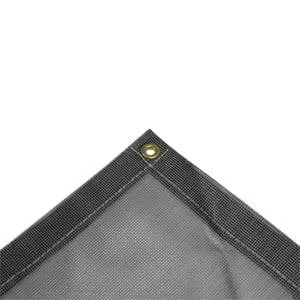 Vinyl Mesh Tarp - Gray - 30' x 50'