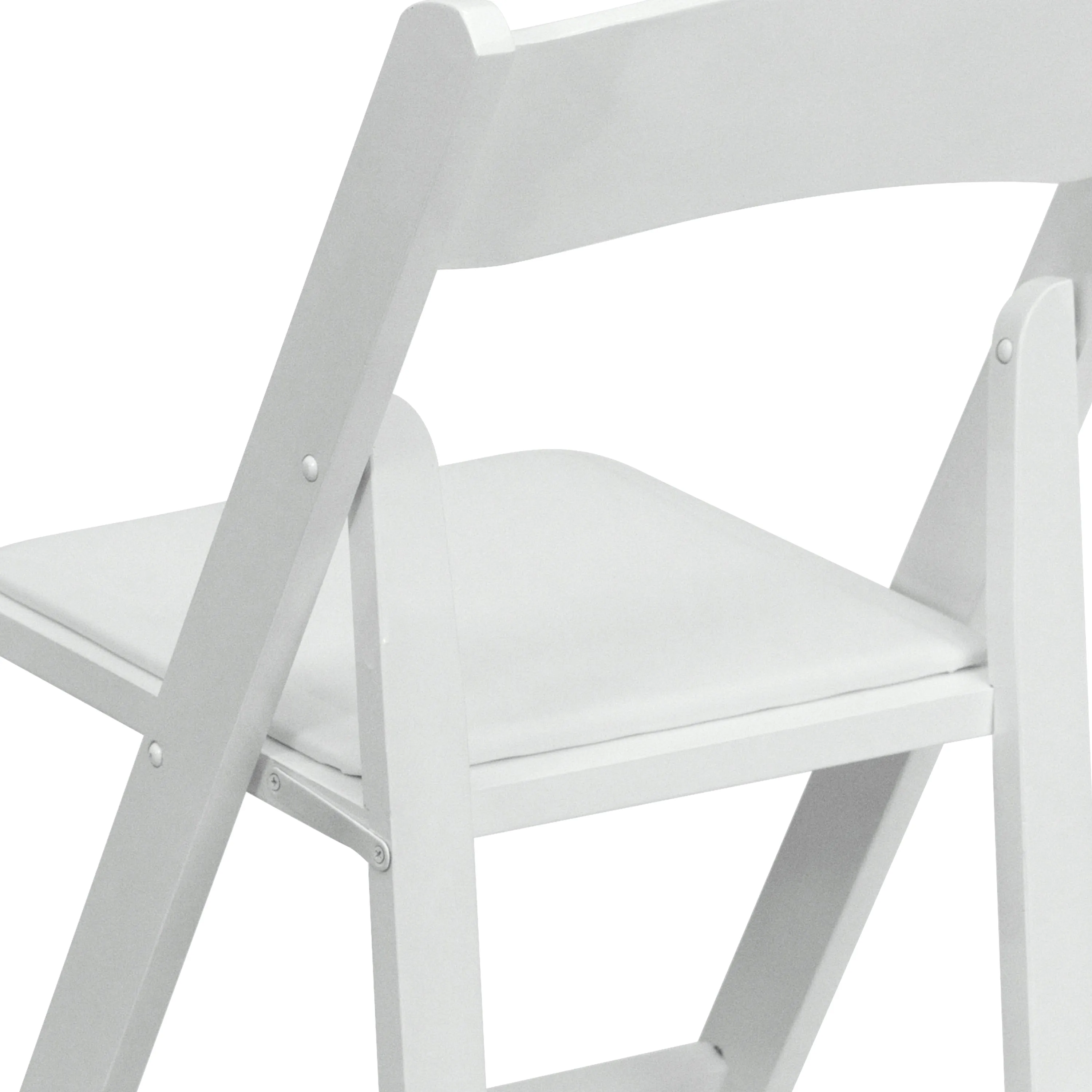 White Wood Folding Chair 2-XF-2901-WH-WOOD-GG