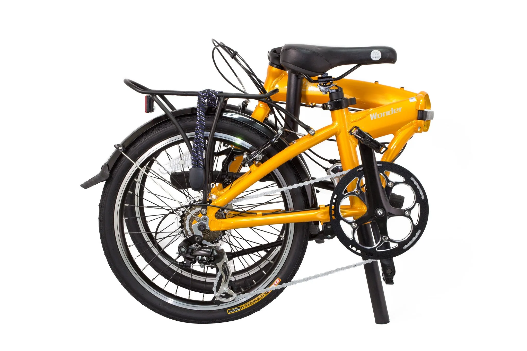 Wonder - SOLOROCK 20" 8 Speed Aluminum Folding Bike - Disc Brakes