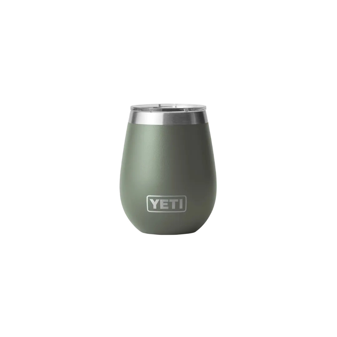 Yeti Rambler 10oz Camp Green Wine Tumbler